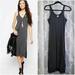 Free People Dresses | Free People Hook-And-Eye Ribbed Dress | Color: Gray | Size: Xs