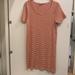 Madewell Dresses | Madewell T-Shirt Dress | Color: Brown/Red | Size: S