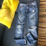 J. Crew Jeans | J Crew Distressed Toothpick Skinny Jeans 25 | Color: Blue | Size: 25