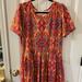 Lularoe Dresses | Lularoe Amelia 2xl | Color: Orange/Pink | Size: 18