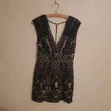 Free People Dresses | Free People Black Mini Dress | Color: Black | Size: 4