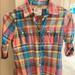 American Eagle Outfitters Tops | American Eagle Plaid Button Down | Color: Red | Size: S