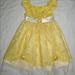 Disney Costumes | Disney Store Premium Princess Belle Lace Dress | Color: Yellow | Size: 4
