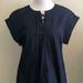 J. Crew Dresses | J.Crew $69.50 Petite Lace-Up Shirtdress G5365 | Color: Blue | Size: Xsp