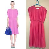 J. Crew Dresses | J. Crew Pleated Blouson Dress | Color: Pink | Size: 2