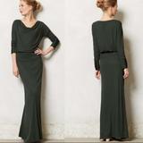 Anthropologie Dresses | Anthropologie Bordeaux Cavatina Maxi Dress | Color: Green | Size: Xs