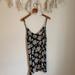 Brandy Melville Dresses | Brand Melville Floral Slip Dress | Color: Black | Size: One Size