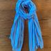 Gucci Accessories | Gucci Shawl Scarf Gg Blue Mix Wool Silk | Color: Blue | Size: Os
