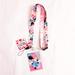 Disney Accessories | Disney Pink Minnie Mouse Lanyard | Color: Pink/Tan | Size: Os