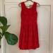 Kate Spade Dresses | Kate Spade Crochet Lace Fit & Flare Dress Nwt | Color: Red | Size: 6