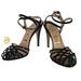 Gucci Shoes | Gucci Women's Leather Vernice Crystal High Heel Sandals Sz 36 | Color: Black | Size: 36
