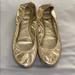 Tory Burch Shoes | Gold Metallic Tory Burch Flats Size 9 | Color: Gold | Size: 9