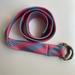 J. Crew Accessories | J. Crew “Silk Tie” Pink And Navy Belt | Color: Pink/White | Size: Os