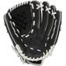 Rawlings Shut Out 11.5" Basket Web Fastpitch Softball Glove - Right Hand Throw Black/White