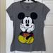 Disney Tops | Disney Mickey Mouse Women’s Top Size Xl | Color: Black/Gray | Size: Xl