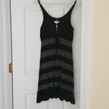 Free People Dresses | Free People Sweater Dress Size Xs | Color: Black/Gray | Size: Xs