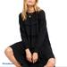 Free People Dresses | Free People Piece Of Your Heart Mini Dress Size S | Color: Black | Size: S