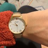 Kate Spade Accessories | Kate Spade D Initial Watch | Color: Cream/Gold | Size: Os