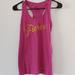 Nike Tops | Nike "Fierce" Racerback Tank Top | Color: Pink/Yellow | Size: S