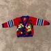 Disney Shirts & Tops | Disney Mickey Mouse Cardigan Sweater Few Marks L | Color: Blue/Red | Size: L