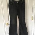 Free People Jeans | Free People Black Flare Jeans / Size 28 | Color: Black/Red | Size: 28