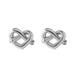 Kate Spade Jewelry | Kate Spade Silver Loves Me Knot Earrings | Color: Silver | Size: Os