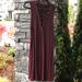 American Eagle Outfitters Dresses | Burgandy Maxi Dress V Neck | Color: Red | Size: M