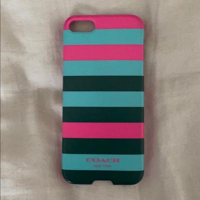 Coach Accessories | Coach Iphone 5s Case | Color: Blue/Pink | Size: Os