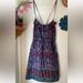 American Eagle Outfitters Dresses | American Eagle Women’s Paisley Print Boho Sundress Size S | Color: Blue/Red | Size: S