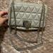 Michael Kors Bags | Grey And Sliver Quilted Crossbody Michael Kors Bag | Color: Gray/Silver | Size: Os