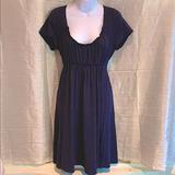 J. Crew Dresses | J Crew Casual Navy Blue Dress | Color: Blue | Size: M