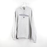 Adidas Sweaters | Adidas University Of Michigan Athletics Hoodie | Color: Gray | Size: Xxl