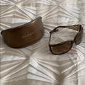 Gucci Accessories | Gucci Women’s Sunglasses Slightly Worn | Color: Black/Brown | Size: Oversized