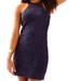 Lilly Pulitzer Dresses | Lilly Pulitzer Jamie Knit Lace Shift Dress | Color: Blue | Size: M