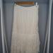 Free People Skirts | Free People Wilder Tiered Midi Skirt Sz 4 | Color: Cream/White | Size: 4