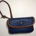 Dooney & Bourke Bags | Dooney & Bourke Leather Wristlet Clutch | Color: Blue/Brown | Size: Os
