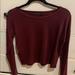 Brandy Melville Tops | Brandy Melville Maroon Top | Color: Red | Size: S