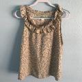 J. Crew Tops | Jcrew Cotton Top | Color: Gold/Gray | Size: 8