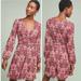 Anthropologie Dresses | Nwt Anthropologie Maeve Paisley Belted Dress | Color: Pink/Purple | Size: M