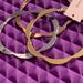 Kate Spade Jewelry | Kate Spade Tri-Tone Slender Scallops Bangle Set | Color: Gold/Silver | Size: Os