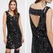 Free People Dresses | Free People Black Sequin Speak Easy Mini Dress | Color: Black | Size: 0