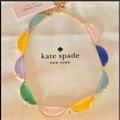 Kate Spade Jewelry | Kate Spade! Half-Moon Scallop Necklace | Color: Gold | Size: Os