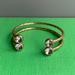 J. Crew Jewelry | J. Crew Double Cuff Crystal Bracelet | Color: Gold | Size: Os