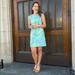 Lilly Pulitzer Dresses | Lilly Pulitzer Cathy Blue Heaven Shift Dress Sz 2 | Color: Blue/Green | Size: 2