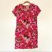 J. Crew Dresses | J Crew 100% Silk Pink Floral Dress Size 0 | Color: Pink/White | Size: 0