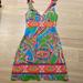 Lilly Pulitzer Dresses | Hp! Lilly Pulitzer Silk Paisley Colorful Dress | Color: Blue/Pink | Size: 4