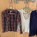 Free People Tops | Free People Etc Bundle Size Small | Color: Purple/White | Size: S