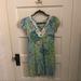 Lilly Pulitzer Dresses | Lilly Pulitzer Brewster T Shirt Dress | Color: Blue/Green | Size: Xs