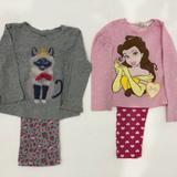 Disney Matching Sets | Baby Gap & Disney 2 For $8 | Color: Gray/Pink | Size: 4tg