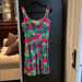 Nine West Dresses | Floral Print Nine West Fit And Flare Dress | Color: Green/Pink | Size: 12